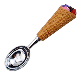 Herramientas para <span class=keywords><strong>Helados</strong></span> con Forma Personalizable, Cuchara para <span class=keywords><strong>Helados</strong></span> de Aleación de Zinc con Mango de Resina, Cuchara para <span class=keywords><strong>Helados</strong></span> de Alta Calidad - Product Image 1