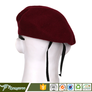 Boina de Lana granate, uniforme personalizado, venta al por mayor - Product Image 3