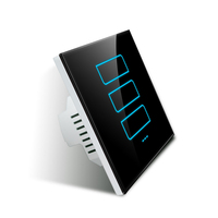Interruptor de Luz Inteligente Lanbon L7 Wifi y Zigbee con Múltiples Funciones de Temporizador, Productos para el Hogar Inteligente, Control Remoto Tuya Smart Life, Compatible con Alexa