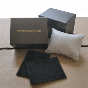 Caja de reloj de regalo de papel marrón de lujo, para relojes Forsining Winner - Product Image 6