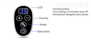 LUYAO inalámbrico recargable portátil práctica máquina de masaje eléctrico de cuerpo completo infrarrojo de mano percusión martillo masajeador - Product Image 4