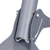 Support de montage pour antenne parabolique Ku Band de 28 pouces avec équerres, compatible avec les antennes paraboliques de 45 cm/60 cm/75 cm/90 cm/120 cm