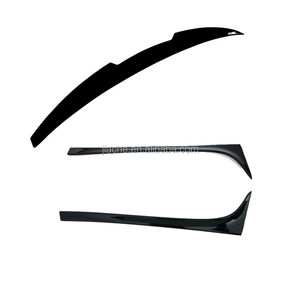 Lato posteriore del Tetto Spoiler lama di Ali per <span class=keywords><strong>Volkswagen</strong></span> VW <span class=keywords><strong>Polo</strong></span> Standard 2011-2018 Non Per GTI <span class=keywords><strong>R</strong></span> ABS Pianoforte nero Trim Grembiuli Winglet - Product Image 4