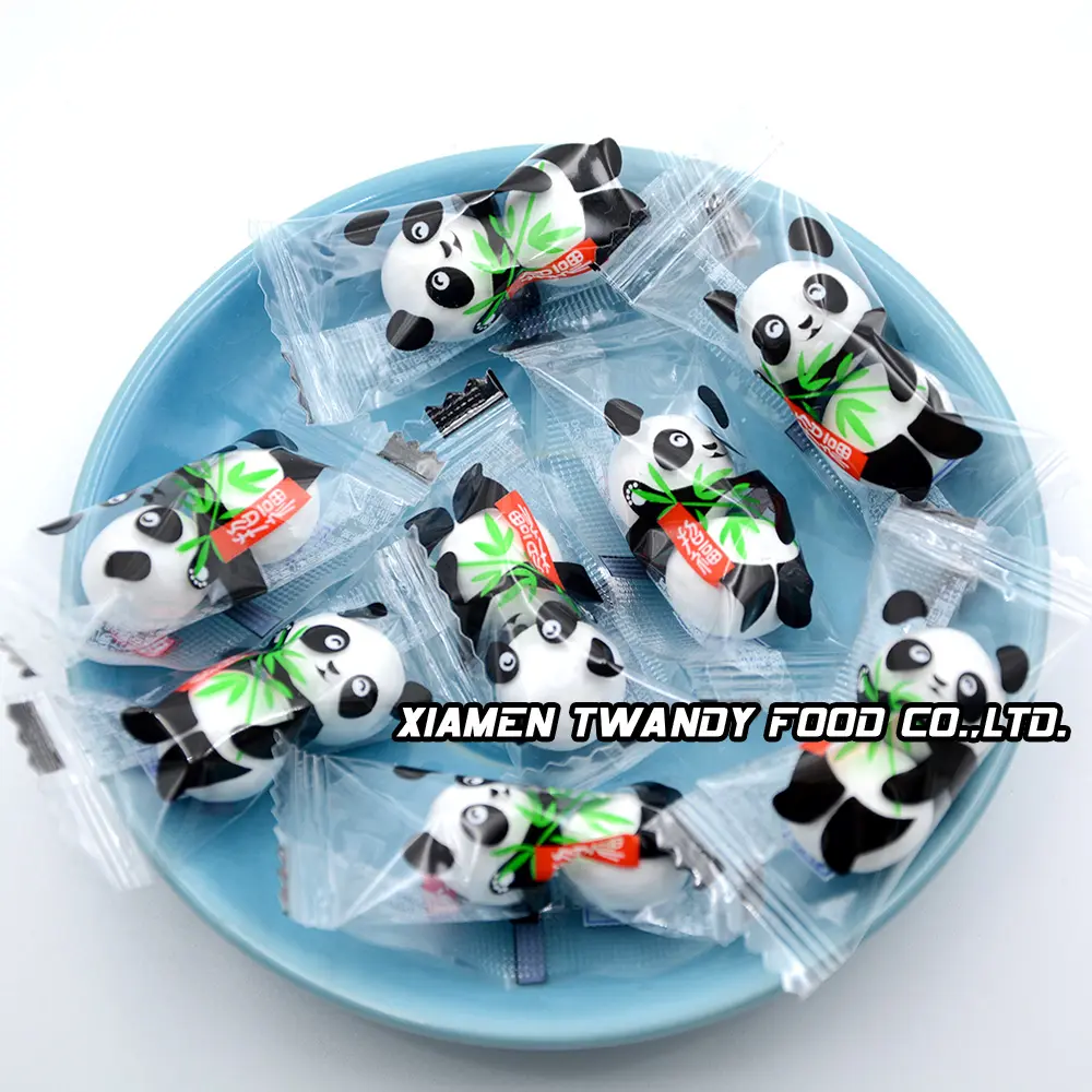 Heißer verkauf Panda Weiße Schokolade Bohnen mit Keks Füllung