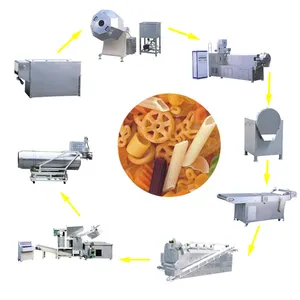 extruded 3d pellet snack machine pellet chips snack extruder