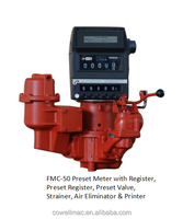 Alat Ukur Aliran Bahan Bakar Digital FMC Smith Meter PD Rotary Vane Dengan Printer
