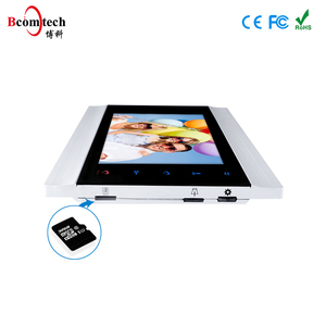 An ninh nhà biệt thự video Cửa Điện thoại 800TVL ngoài trời máy ảnh bcomtech 7 inch màn hình cảm ứng Bạc Max. Support 32GB SD thẻ chuyển động - Product Image 4