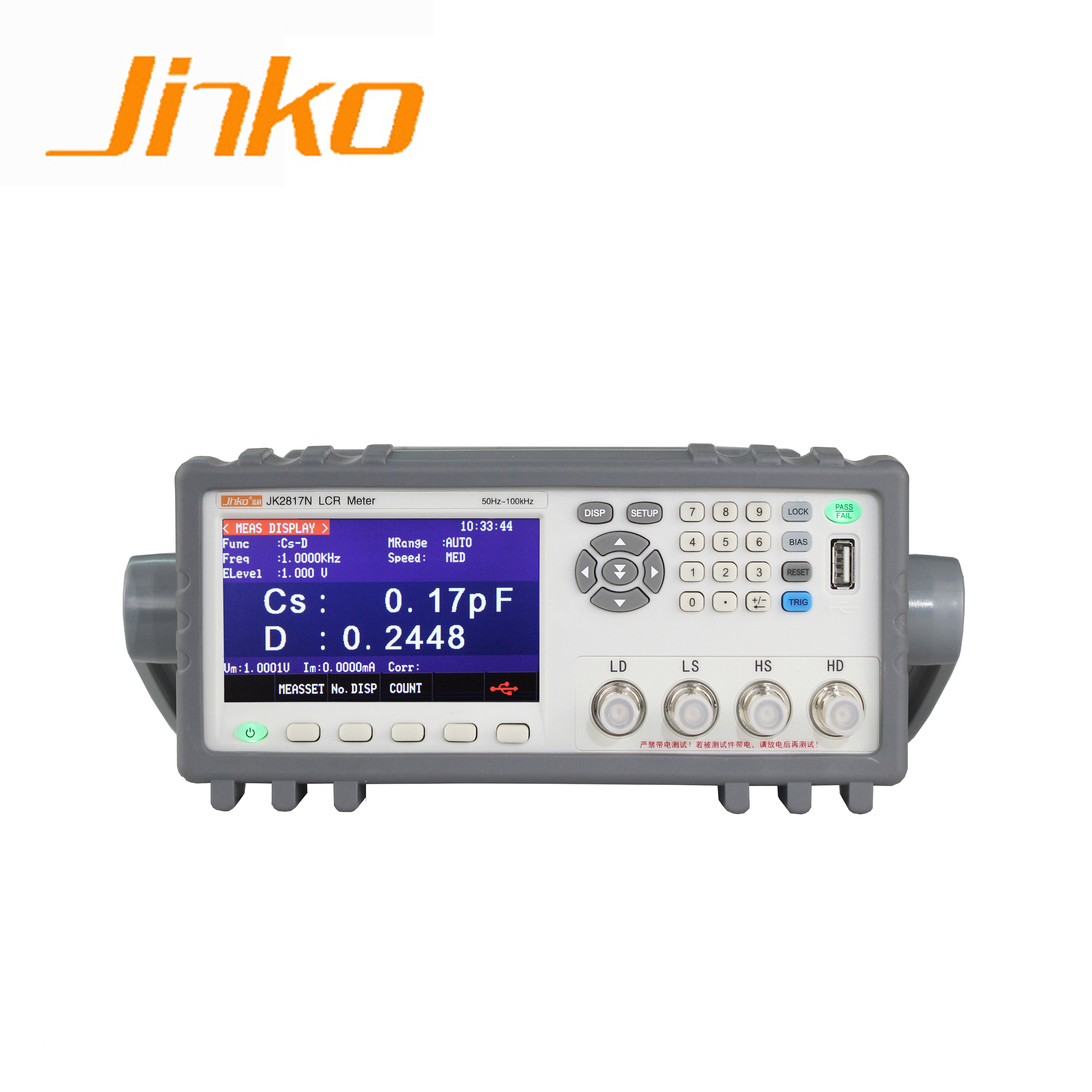 Best price lcr Meter JK2817N with high accuracy 50 Hz~100 kHz