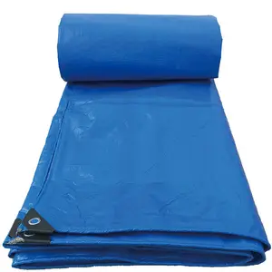 多用途30英尺乘40英尺 (9米x 12米) 太阳反光罩防水布重型聚乙烯材料防水布遮蔽帐篷罩来自中国