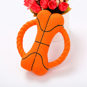 Großhandel interaktive Hunde ring Spielzeug Haustier Training <span class=keywords><strong>Catch</strong></span> Latex Spielzeug - Product Image 3