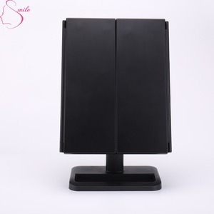 Trung Quốc Nhà Sản Xuất Magnifying Thắp Sáng <span class=keywords><strong>LED</strong></span> Gương Trang Điểm Gương Mỹ Phẩm - Product Image 2