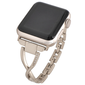 <span class=keywords><strong>Bracelet</strong></span> de montre en acier inoxydable pour femmes, pour <span class=keywords><strong>Apple</strong></span> <span class=keywords><strong>Watch</strong></span> 38MM <span class=keywords><strong>42MM</strong></span> <span class=keywords><strong>série</strong></span> 1 2 <span class=keywords><strong>3</strong></span> - Product Image 4