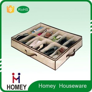 2015 plegadora caliente bajo precio buena calidad ecológica no tejido organizador <span class=keywords><strong>de</strong></span> zapatos debajo <span class=keywords><strong>de</strong></span> la cama - Product Image 1