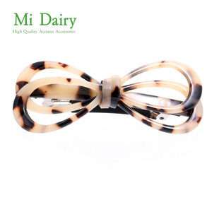 Aimomidairy — barrettes pour cheveux, nœud papillon, Clips en acétate acrylique, haute qualité - Product Image 6