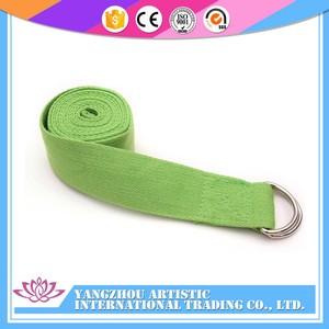 Chine gros <span class=keywords><strong>pas</strong></span> <span class=keywords><strong>cher</strong></span> de haute qualité <span class=keywords><strong>coton</strong></span> <span class=keywords><strong>Sangle</strong></span> de yoga avec étiquette - Product Image 2