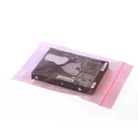 YURUI अनुकूलित LDPE गुलाबी ESD Antistatic इलेक्ट्रॉनिक उत्पादों के लिए Ziplock बैग