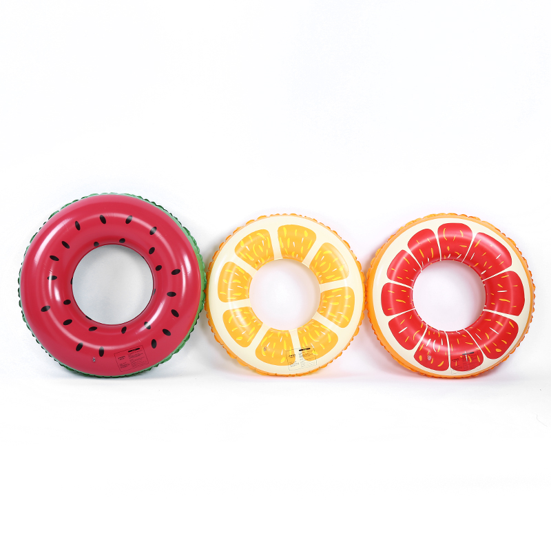 Hot Sale Custom Summer Adult Kids PVC Watermelon Tube Inflatable Swimming Ring Pool for Children