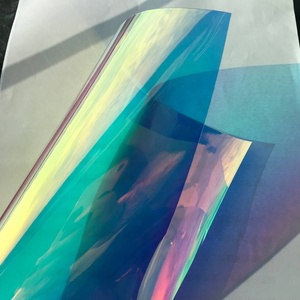 Pellicola in PVC Iridescente Dicroica da 0,3mm, Tinta Blu-<span class=keywords><strong>Oro</strong></span> Trasparente Riflettente per la Realizzazione di Borse - Product Image 4