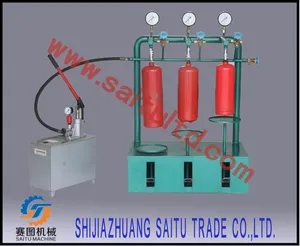 Saitu Compay bình chữa cháy xi lanh thủy tĩnh thử nghiệm máy/bình chữa cháy xi lanh áp suất thử nghiệm máy