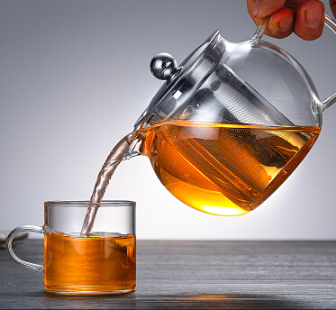 Glass Teapot with Removable Infuser, 45oz Blooming and Loose Leaf Tea Pot Safe Tea Pot and Tea Strain