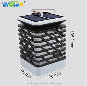 Solar del jardín luces de la antorcha 75 LED impermeable baile fuego llamas luz inalámbrica luz camino, decoración - Product Image 6