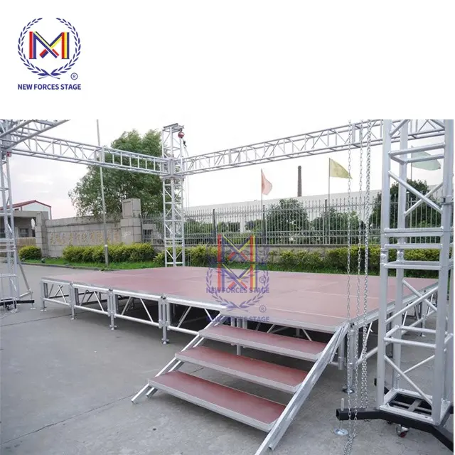 Sistema portátil reciclável da plataforma do palco do evento 2019 para a exibição da plataforma do palco 8x4 @