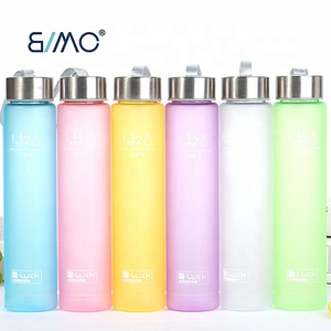 الإبداعية أزياء حلوى لون H2O شفافة متجمد كوب بلاستك رياضية زوجين كوب ماء حبل الأزياء مصاصة كوب - Product Image 1