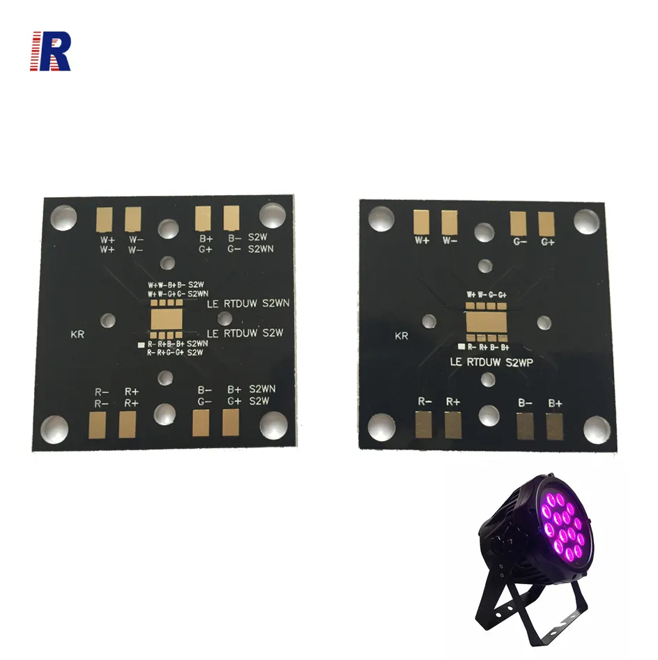 Éclairage de scène RVB Sinkpad mcpcb,LED PCB