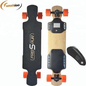 Skateboard électrique à double entraînement, roues de planche à roulettes de skateboard <span class=keywords><strong>longboard</strong></span>, moteur intégré - Product Image 1