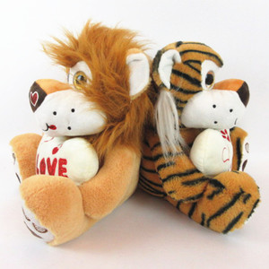 Personnalisé Valentine lion/<span class=keywords><strong>tigre</strong></span>/léopard en peluche <span class=keywords><strong>animal</strong></span> en peluche jouets - Product Image 4