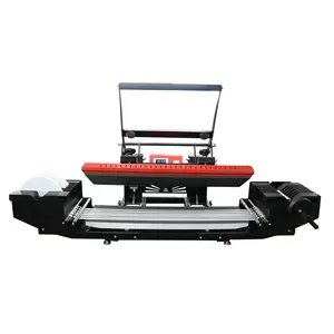 Lanyard heat press printing machine 25x100cm with feeding device 220V/380V