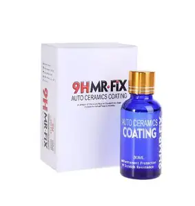 送料無料30ML 9HMR FIXコーティングカーペイントアンチスクラッチガラスカーポリッシュ液体セラミックコート