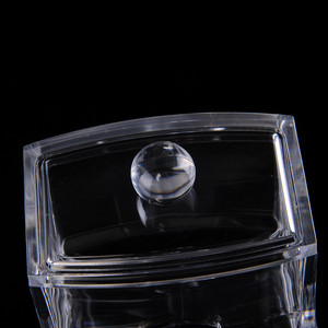 Creativo Acrilico Trasparente Scatola Titolare di Stoccaggio Trasparente Tamponi di Cotone Bastone di Trucco Cosmetico Dell'organizzatore Caso di Alta Qualità - Product Image 4