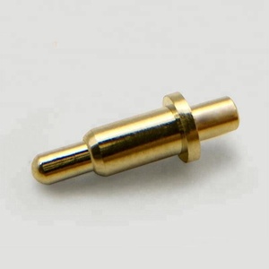 Pin de resorte para venta al por mayor, conector de latón chapado en oro - Product Image 3