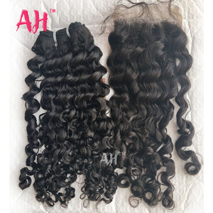 Cheveux bouclés birmans vierges non traités, prix d'usine en gros, fournisseur de cheveux humains bouclés profonds, cheveux vierges birmans bouclés pour femmes - Product Image 3