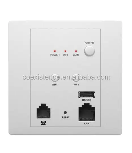 mini in wall access point moden wifi with internet access for hotel