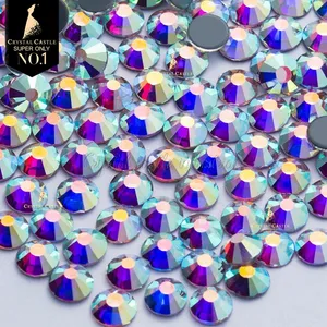 Robes <span class=keywords><strong>de</strong></span> demoiselles d'honneur <span class=keywords><strong>de</strong></span> luxe Crystal Castle 5A China, pierres thermocollantes blanches Crystal AB - Product Image 1