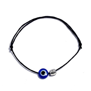 Turco Religioso Blu Male Gli Occhi di Cristallo Braccialetto Registrabile - Product Image 3