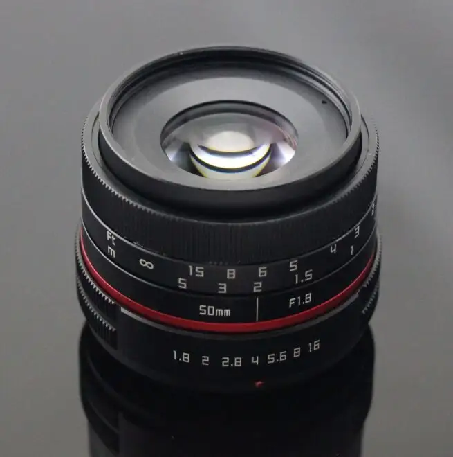 cctv lens 2021 new lens APS-C 50mm F1.8 Manual iris Lens from Focusafe