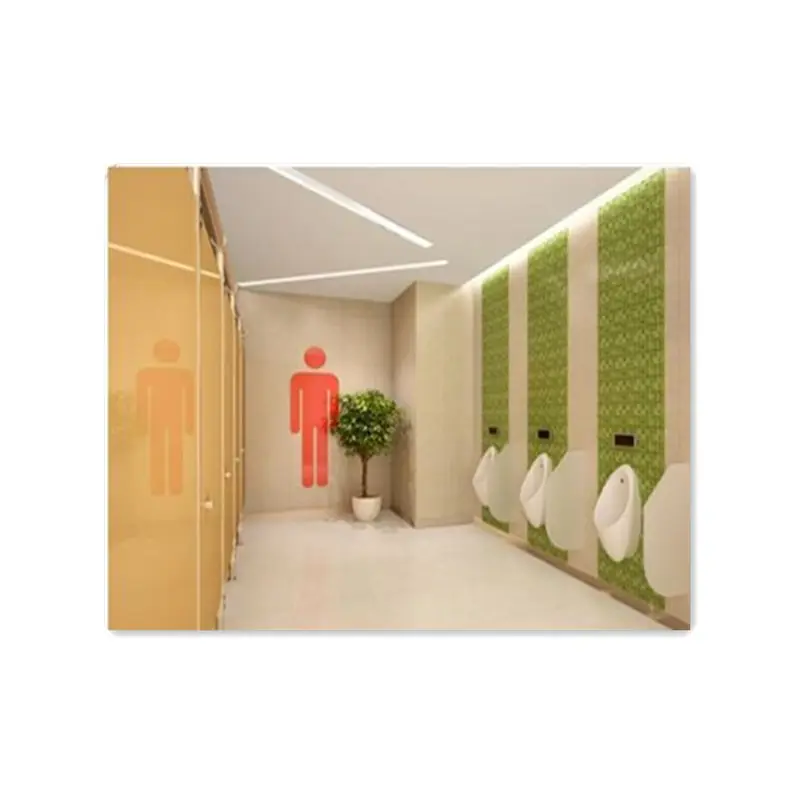 Öffentliche Toilette Trennwand Kompakt laminat Urinal Trennwand Toiletten kabine Sonstiges Zubehör 6/8/10/12mm 10 Sätze CN;ZHE