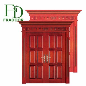 Composite Wood Material Decoration Double Carved <strong>Bali</strong> <strong>Doors</strong> - Product Image 6