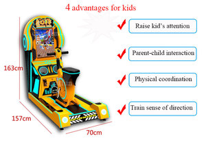 Nouveaux produits de vélo sport vélo jeu vidéo d'arcade machine de jeu de course pour enfants - Product Image 5