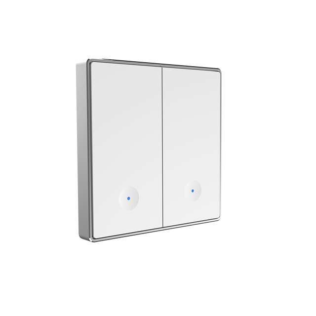 ZigBee 2 Gang Mechanic Wall Remote On/off Control Switch