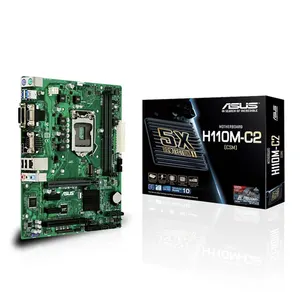 Motherboard ASUS H110M-C2/CSM DDR4 Intel LGA1151 Model Stabil Perusahaan (CSM) <span class=keywords><strong>Program</strong></span> MATX - Product Image 1