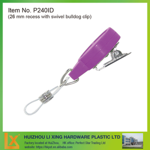 Supporto per <span class=keywords><strong>Badge</strong></span> retrattile Diam rotondo da 32 mm <span class=keywords><strong>con</strong></span> <span class=keywords><strong>Clip</strong></span> Bulldog girevole, ID Strap-incavo 26 mm - Product Image 5