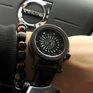 BOBO BIRDメカニカルウォッチバンブーウッドスケルトンフォースウォッチ、自動巻きムーブメント付き - Product Image 5