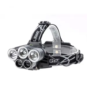 USB Rechargeable scheinwerfer mit 5 led T6 XPE Head Lights 18650 Lithium Head Lamps