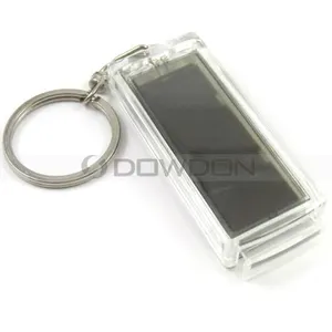 Customized Picture Logo Cartoon Color Screen Solar Power Key Chain