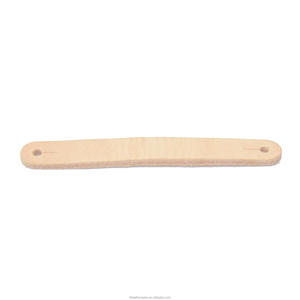Manta curtida personalizada, asas de correa de cuero con borde quemado - Product Image 4