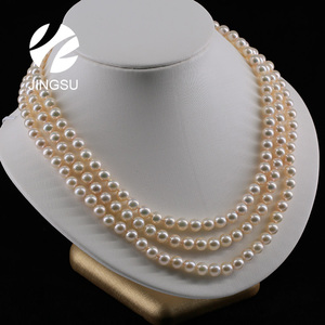 En gros traditionnel akoya perle collier bijoux type <span class=keywords><strong>multi</strong></span>-couches - Product Image 4